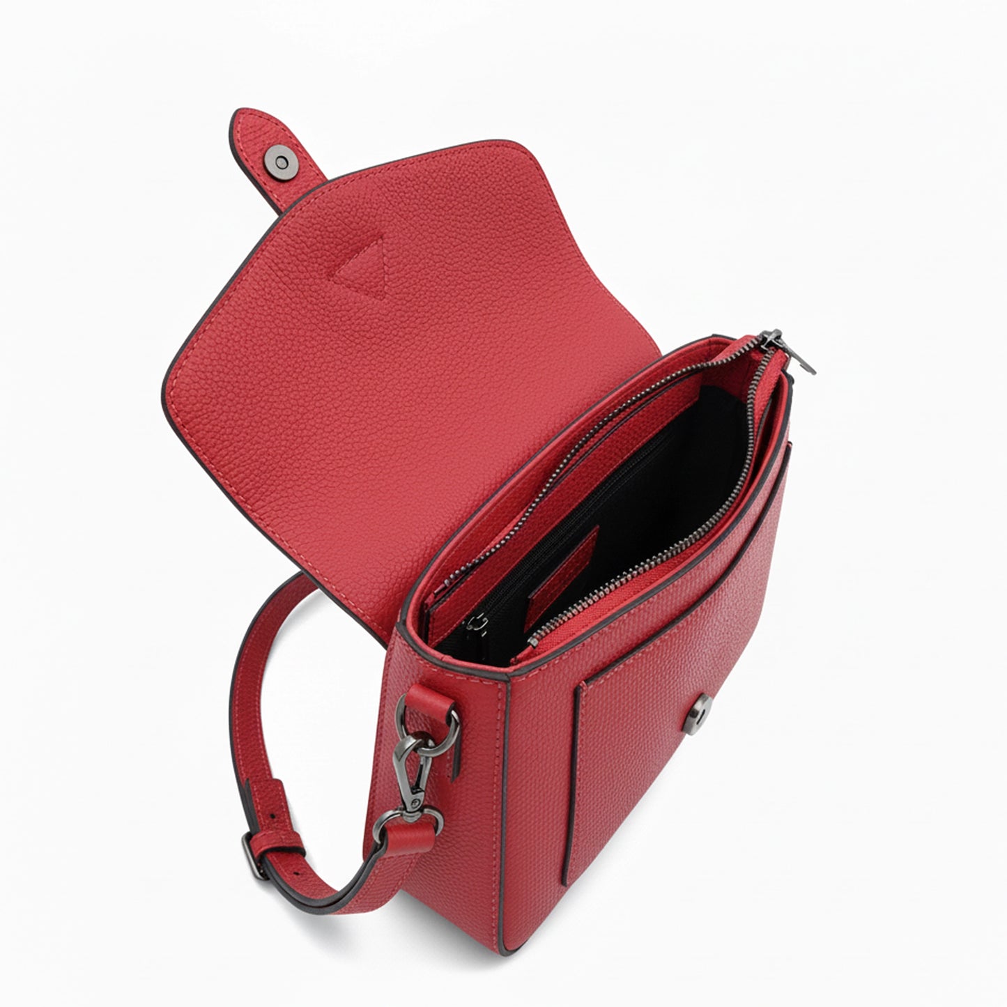 David Halfon – Callas M | Grained Leather Crossbody Bag
