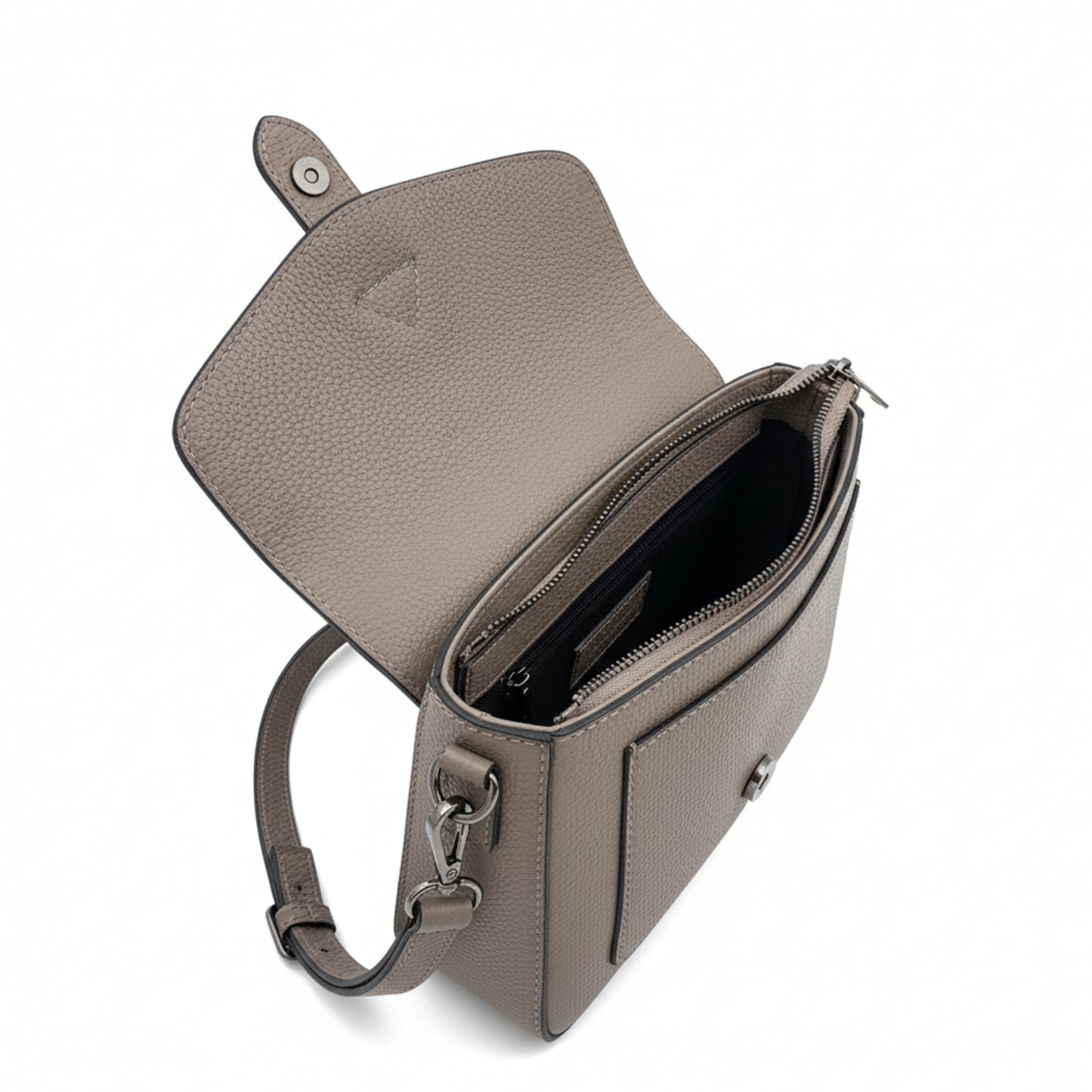 David Halfon – Callas M | Grained Leather Crossbody Bag