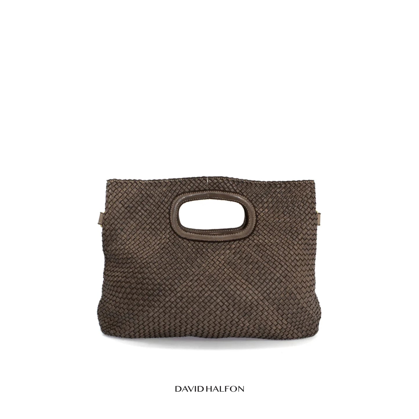 DH LOVELACE L Borsa a mano in pelle intrecciata