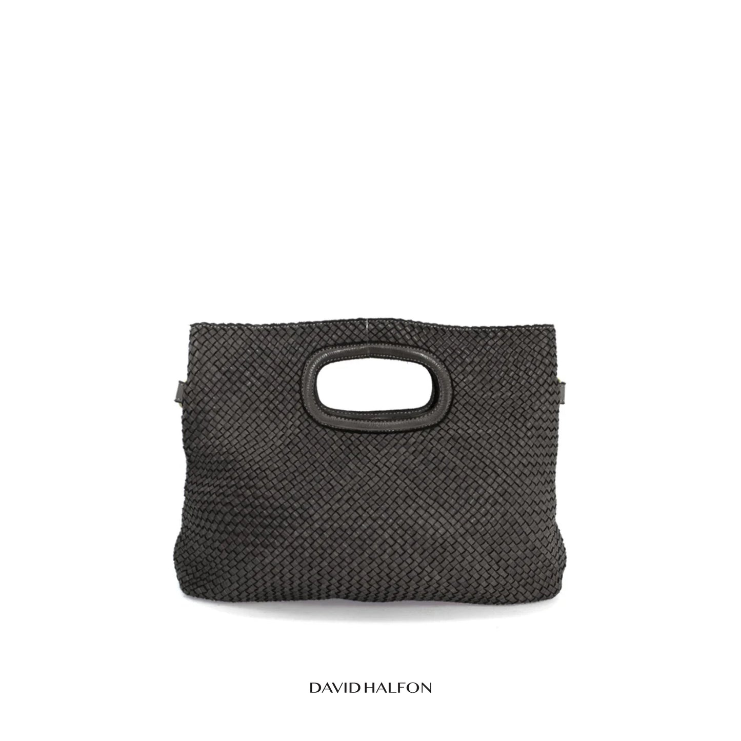 DH LOVELACE L Borsa a mano in pelle intrecciata
