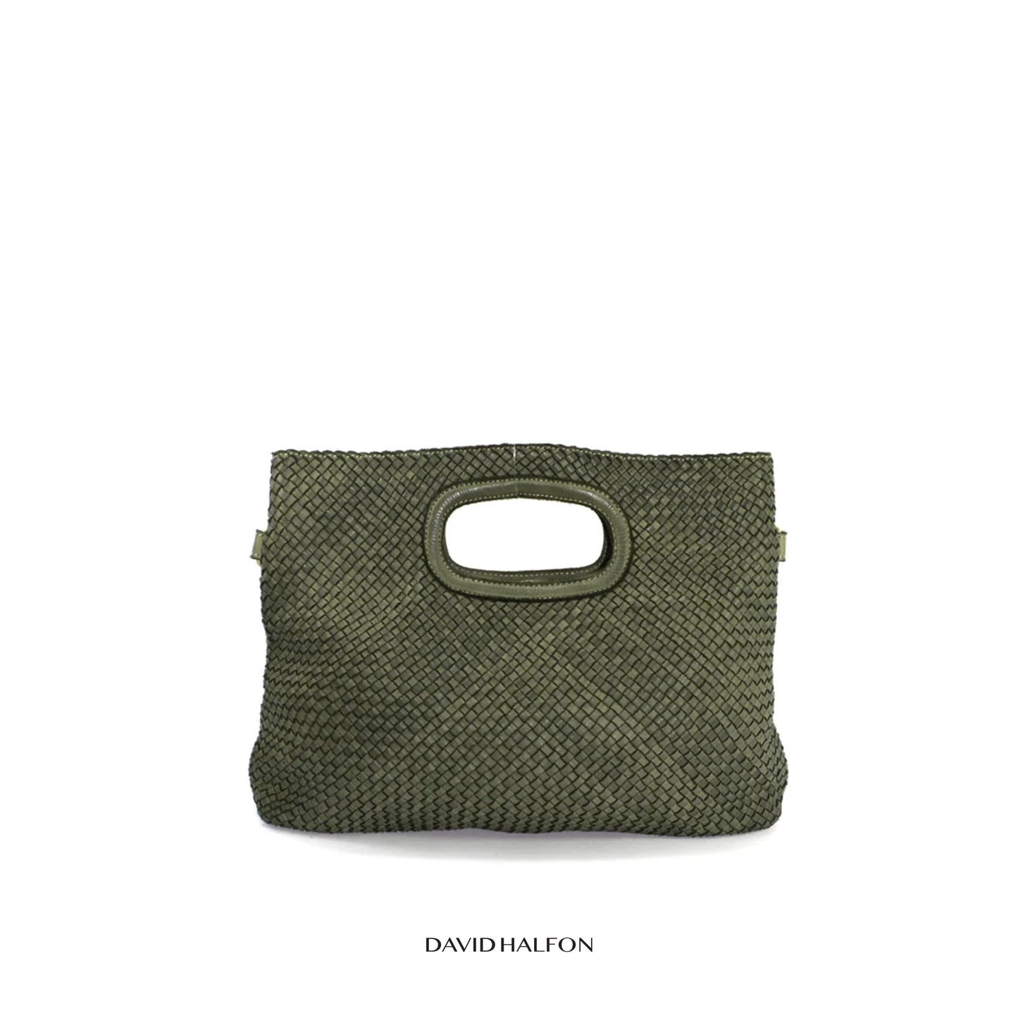DH LOVELACE L Borsa a mano in pelle intrecciata