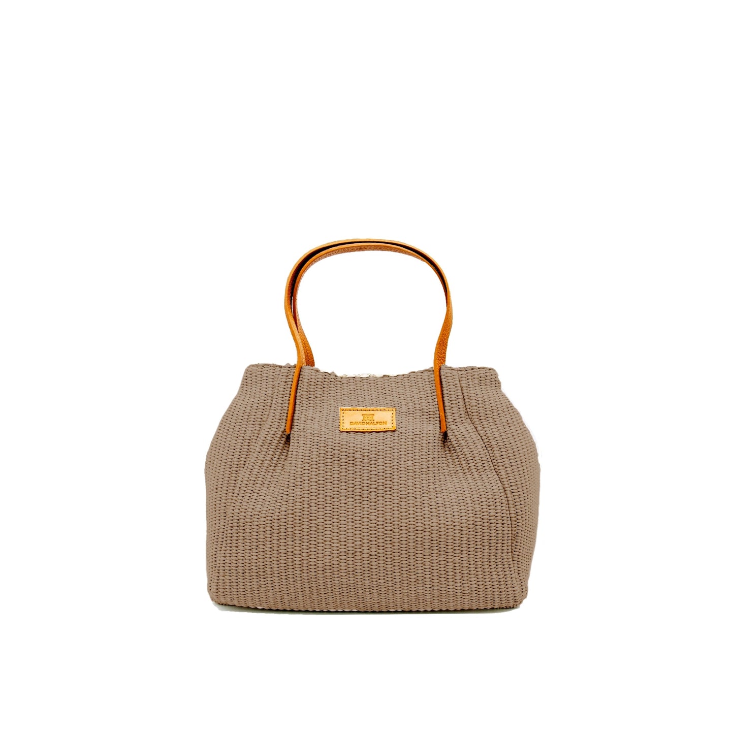 DAVID HALFON Makeba - Borsa a mano in rafia con tracolla M - David Halfon®