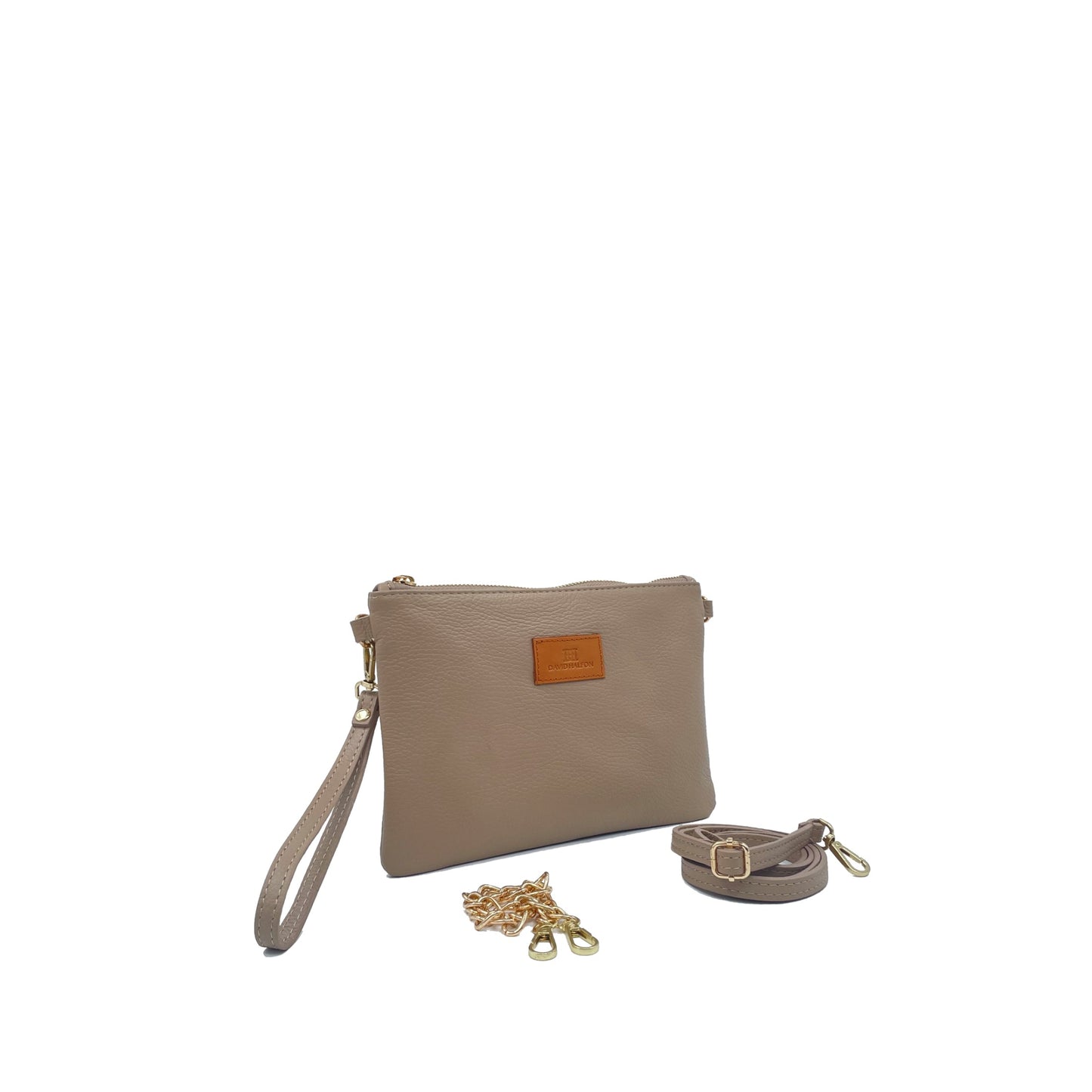 DAVID HALFON Merini - Pochette in pelle martellata S - David Halfon®